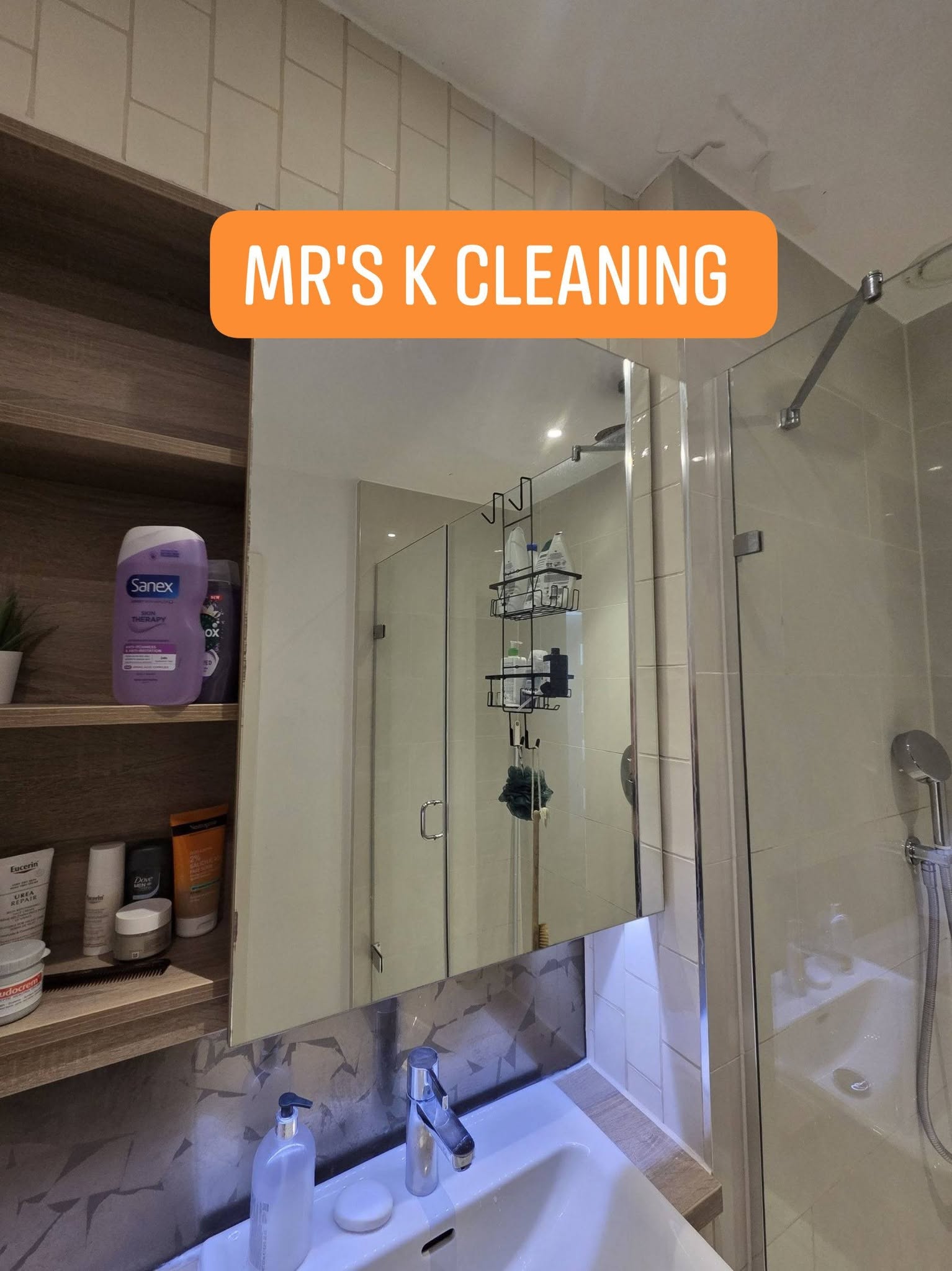 Sparkling clean bathroom